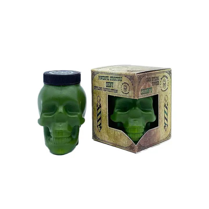 Bandido Powder Shiny de 20 g, frasco verde y caja